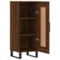 vidaXL Sideboard Braun Eichen-Optik 34,5x34x90 cm Holzwerkstoff vidaXL Sideboard Braun Eichen-Optik 34,5x34x90 cm Holzwerkstoff