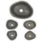 vidaXL Waschbecken Flussstein Oval 29-38 cm vidaXL Waschbecken Flussstein Oval 29-38 cm