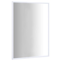 vidaXL Spiegel Weiß 70x50 cm