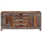 vidaXL Sideboard Grau 160 x 40 x 75 cm Massivholz vidaXL Sideboard Grau 160 x 40 x 75 cm Massivholz