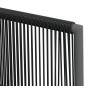 vidaXL 7-tlg. Garten-Essgruppe mit Kissen Schwarz Poly Rattan & Stahl vidaXL 7-tlg. Garten-Essgruppe mit Kissen Schwarz Poly Rattan & Stahl