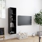 vidaXL Bücherregal/TV-Schrank Schwarz 143×30×36 cm vidaXL Bücherregal/TV-Schrank Schwarz 143×30×36 cm