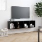 vidaXL Bücherregal/TV-Schrank Schwarz 143×30×36 cm vidaXL Bücherregal/TV-Schrank Schwarz 143×30×36 cm