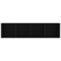 vidaXL Bücherregal/TV-Schrank Schwarz 143×30×36 cm vidaXL Bücherregal/TV-Schrank Schwarz 143×30×36 cm