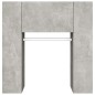 vidaXL Flurschrank Betongrau 97,5x37x99 cm Holzwerkstoff vidaXL Flurschrank Betongrau 97,5x37x99 cm Holzwerkstoff