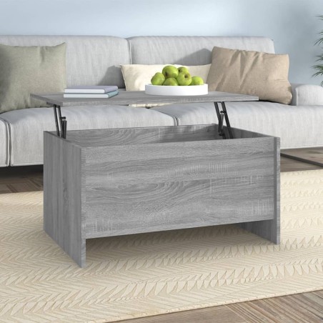 vidaXL Couchtisch Grau Sonoma 80x55,5x41,5 cm Holzwerkstoff