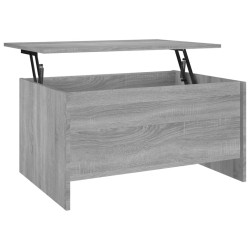 vidaXL Couchtisch Grau Sonoma 80x55,5x41,5 cm Holzwerkstoff