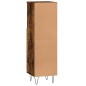 vidaXL Badschrank Räuchereiche 30x30x100 cm Holzwerkstoff