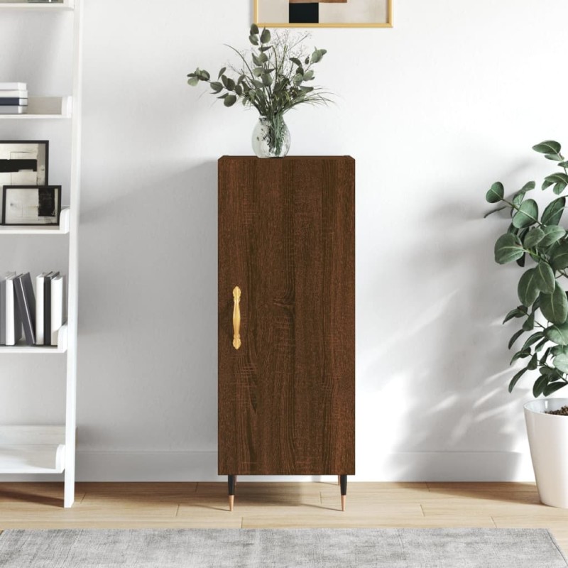 vidaXL Sideboard Braun Eichen-Optik 34,5x34x90 cm Holzwerkstoff vidaXL Sideboard Braun Eichen-Optik 34,5x34x90 cm Holzwerkstoff