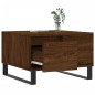 vidaXL Couchtisch Braun Eichen-Optik 55x55x36,5 cm Holzwerkstoff vidaXL Couchtisch Braun Eichen-Optik 55x55x36,5 cm Holzwerkstoff