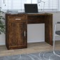 vidaXL Schreibtisch mit Stauraum Räuchereiche 100x40x73 cm vidaXL Schreibtisch mit Stauraum Räuchereiche 100x40x73 cm