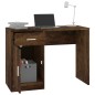 vidaXL Schreibtisch mit Stauraum Räuchereiche 100x40x73 cm vidaXL Schreibtisch mit Stauraum Räuchereiche 100x40x73 cm
