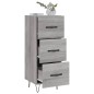 vidaXL Sideboard Grau Sonoma 34,5x34x90 cm Holzwerkstoff vidaXL Sideboard Grau Sonoma 34,5x34x90 cm Holzwerkstoff