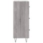 vidaXL Sideboard Grau Sonoma 34,5x34x90 cm Holzwerkstoff vidaXL Sideboard Grau Sonoma 34,5x34x90 cm Holzwerkstoff