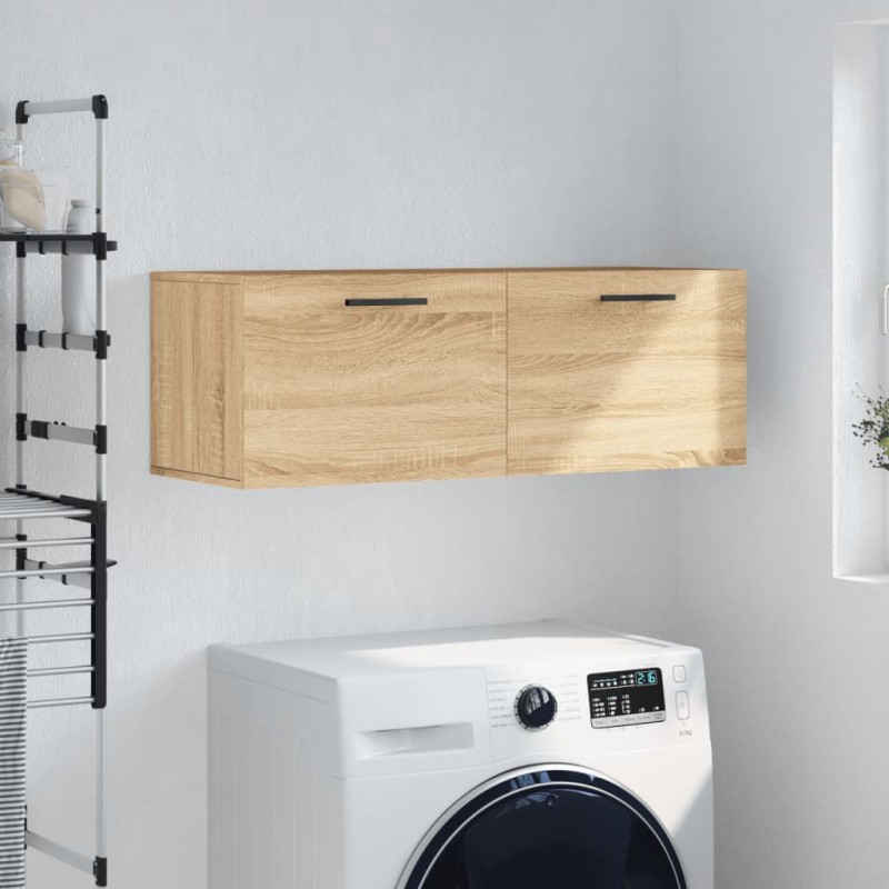 vidaXL Wandschrank Sonoma-Eiche 100x36,5x35 cm Holzwerkstoff vidaXL Wandschrank Sonoma-Eiche 100x36,5x35 cm Holzwerkstoff