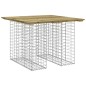vidaXL Gartenbank aus Gabionen 100x102x72 cm Kiefernholz Imprägniert vidaXL Gartenbank aus Gabionen 100x102x72 cm Kiefernholz Imprägniert