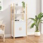 vidaXL Highboard Weiß 60x40x141 cm Holzwerkstoff vidaXL Highboard Weiß 60x40x141 cm Holzwerkstoff