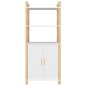 vidaXL Highboard Weiß 60x40x141 cm Holzwerkstoff vidaXL Highboard Weiß 60x40x141 cm Holzwerkstoff