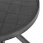vidaXL Bistrotisch Anthrazit Ø70 cm Kunststoff vidaXL Bistrotisch Anthrazit Ø70 cm Kunststoff