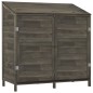 vidaXL Gerätehaus Anthrazit 102x52x112 cm Massivholz Tanne vidaXL Gerätehaus Anthrazit 102x52x112 cm Massivholz Tanne
