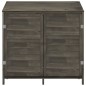 vidaXL Gerätehaus Anthrazit 102x52x112 cm Massivholz Tanne vidaXL Gerätehaus Anthrazit 102x52x112 cm Massivholz Tanne