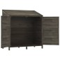 vidaXL Gerätehaus Anthrazit 102x52x112 cm Massivholz Tanne vidaXL Gerätehaus Anthrazit 102x52x112 cm Massivholz Tanne