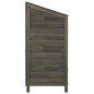 vidaXL Gerätehaus Anthrazit 102x52x112 cm Massivholz Tanne vidaXL Gerätehaus Anthrazit 102x52x112 cm Massivholz Tanne