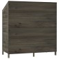 vidaXL Gerätehaus Anthrazit 102x52x112 cm Massivholz Tanne vidaXL Gerätehaus Anthrazit 102x52x112 cm Massivholz Tanne