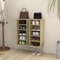vidaXL Schuhschränke 2 Stk. Sonoma-Eiche 31,5x35x70 cm Holzwerkstoff vidaXL Schuhschränke 2 Stk. Sonoma-Eiche 31,5x35x70 cm Holzwerkstoff
