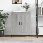 vidaXL Sideboard Grau Sonoma 69,5x34x90 cm Holzwerkstoff vidaXL Sideboard Grau Sonoma 69,5x34x90 cm Holzwerkstoff