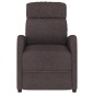 vidaXL Massagesessel Dunkelbraun Stoff vidaXL Massagesessel Dunkelbraun Stoff