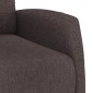 vidaXL Massagesessel Dunkelbraun Stoff vidaXL Massagesessel Dunkelbraun Stoff