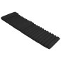 vidaXL Sonnenliegen-Auflage Schwarz Veloursleder vidaXL Sonnenliegen-Auflage Schwarz Veloursleder