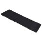 vidaXL Sonnenliegen-Auflage Schwarz Veloursleder vidaXL Sonnenliegen-Auflage Schwarz Veloursleder