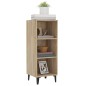 vidaXL Sideboard Sonoma-Eiche 34,5x32,5x90 cm Holzwerkstoff vidaXL Sideboard Sonoma-Eiche 34,5x32,5x90 cm Holzwerkstoff