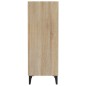 vidaXL Sideboard Sonoma-Eiche 34,5x32,5x90 cm Holzwerkstoff vidaXL Sideboard Sonoma-Eiche 34,5x32,5x90 cm Holzwerkstoff