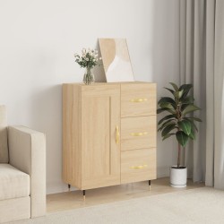 vidaXL Sideboard Sonoma-Eiche 69,5x34x90 cm Holzwerkstoff
