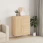 vidaXL Sideboard Sonoma-Eiche 69,5x34x90 cm Holzwerkstoff vidaXL Sideboard Sonoma-Eiche 69,5x34x90 cm Holzwerkstoff