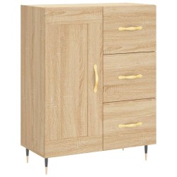 vidaXL Sideboard Sonoma-Eiche 69,5x34x90 cm Holzwerkstoff