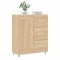 vidaXL Sideboard Sonoma-Eiche 69,5x34x90 cm Holzwerkstoff vidaXL Sideboard Sonoma-Eiche 69,5x34x90 cm Holzwerkstoff