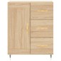 vidaXL Sideboard Sonoma-Eiche 69,5x34x90 cm Holzwerkstoff vidaXL Sideboard Sonoma-Eiche 69,5x34x90 cm Holzwerkstoff