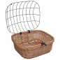 vidaXL Fahrradkorb Vorne mit Deckel 50x45x35 cm Natur Weide vidaXL Fahrradkorb Vorne mit Deckel 50x45x35 cm Natur Weide