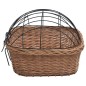vidaXL Fahrradkorb Vorne mit Deckel 50x45x35 cm Natur Weide vidaXL Fahrradkorb Vorne mit Deckel 50x45x35 cm Natur Weide