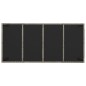 vidaXL 9-tlg. Garten-Essgruppe mit Kissen Grau Poly Rattan vidaXL 9-tlg. Garten-Essgruppe mit Kissen Grau Poly Rattan