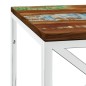 vidaXL Couchtisch Edelstahl und Altholz Massiv vidaXL Couchtisch Edelstahl und Altholz Massiv