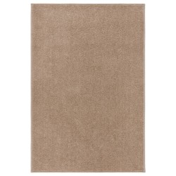 vidaXL Teppich Kurzflor 200x290 cm Braun