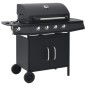 Gasgrill 4+1 Brenner Schwarz Stahl Gasgrill 4+1 Brenner Schwarz Stahl