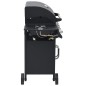 Gasgrill 4+1 Brenner Schwarz Stahl Gasgrill 4+1 Brenner Schwarz Stahl