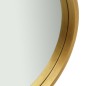 vidaXL Wandspiegel mit Gürtel 40 cm Golden vidaXL Wandspiegel mit Gürtel 40 cm Golden