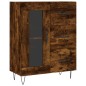 vidaXL Sideboard Räuchereiche 69,5x34x90 cm Holzwerkstoff vidaXL Sideboard Räuchereiche 69,5x34x90 cm Holzwerkstoff
